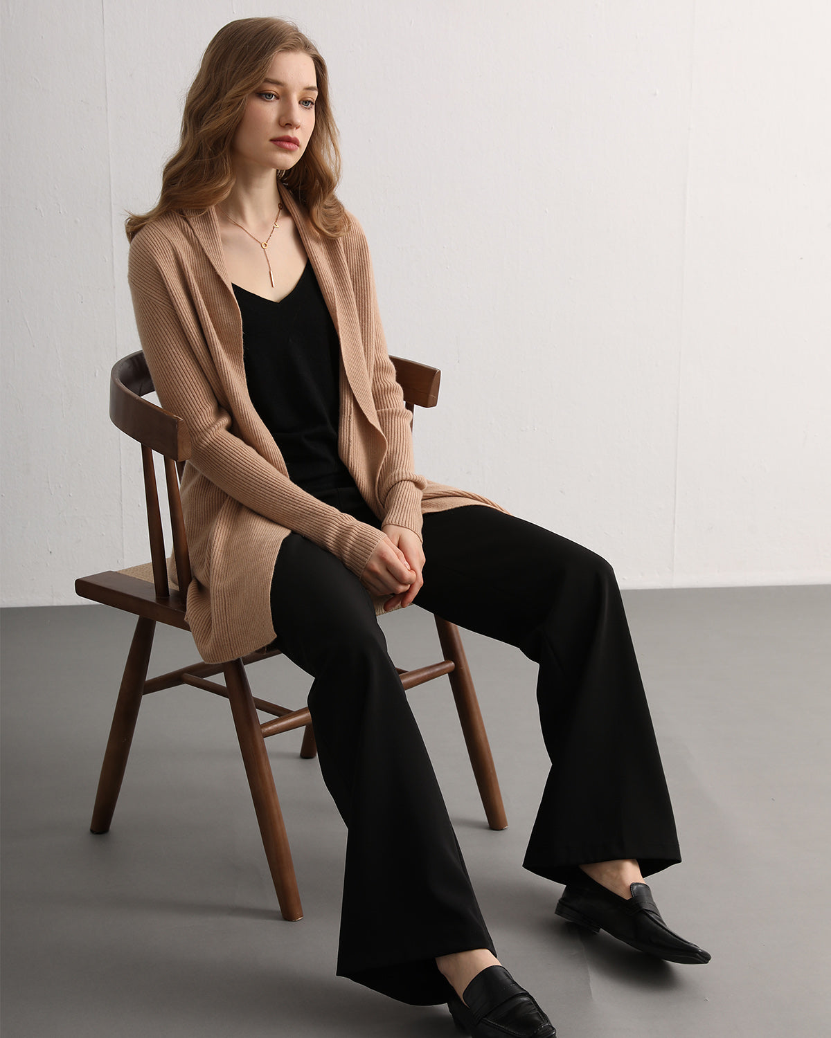 Longline Cashmere Cardigan