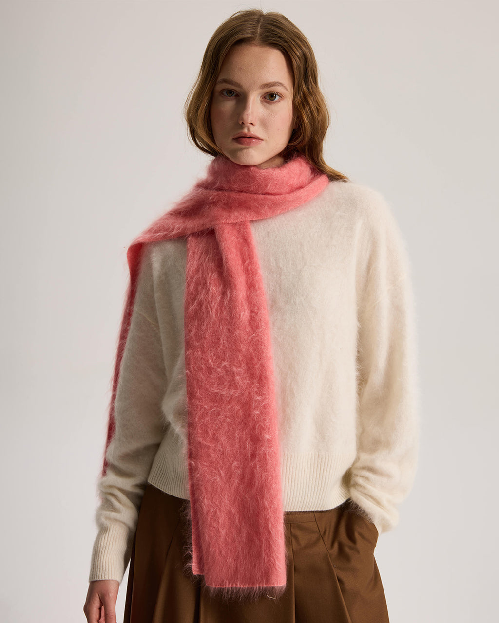 Plant Dyed Brused Scarf