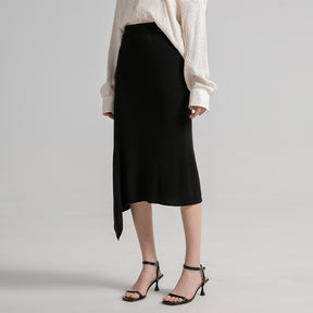 Midi Cashmere Skirt