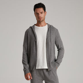 Men's Cashmere Cardigan Hoodie