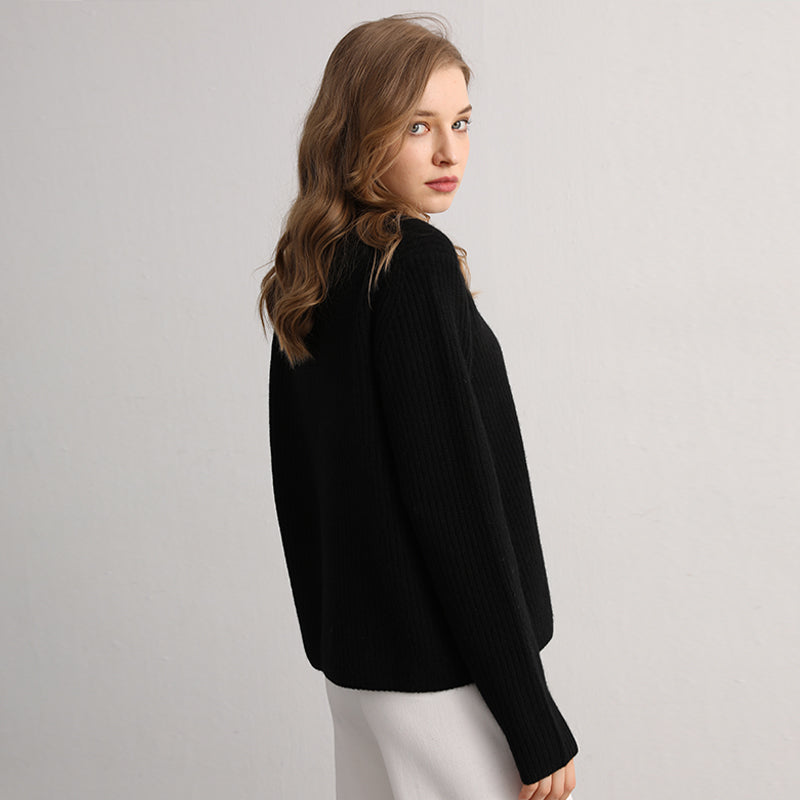 Crewneck Ribbed Sweater