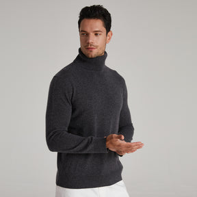 Men's High-neck Cashmere Sweater