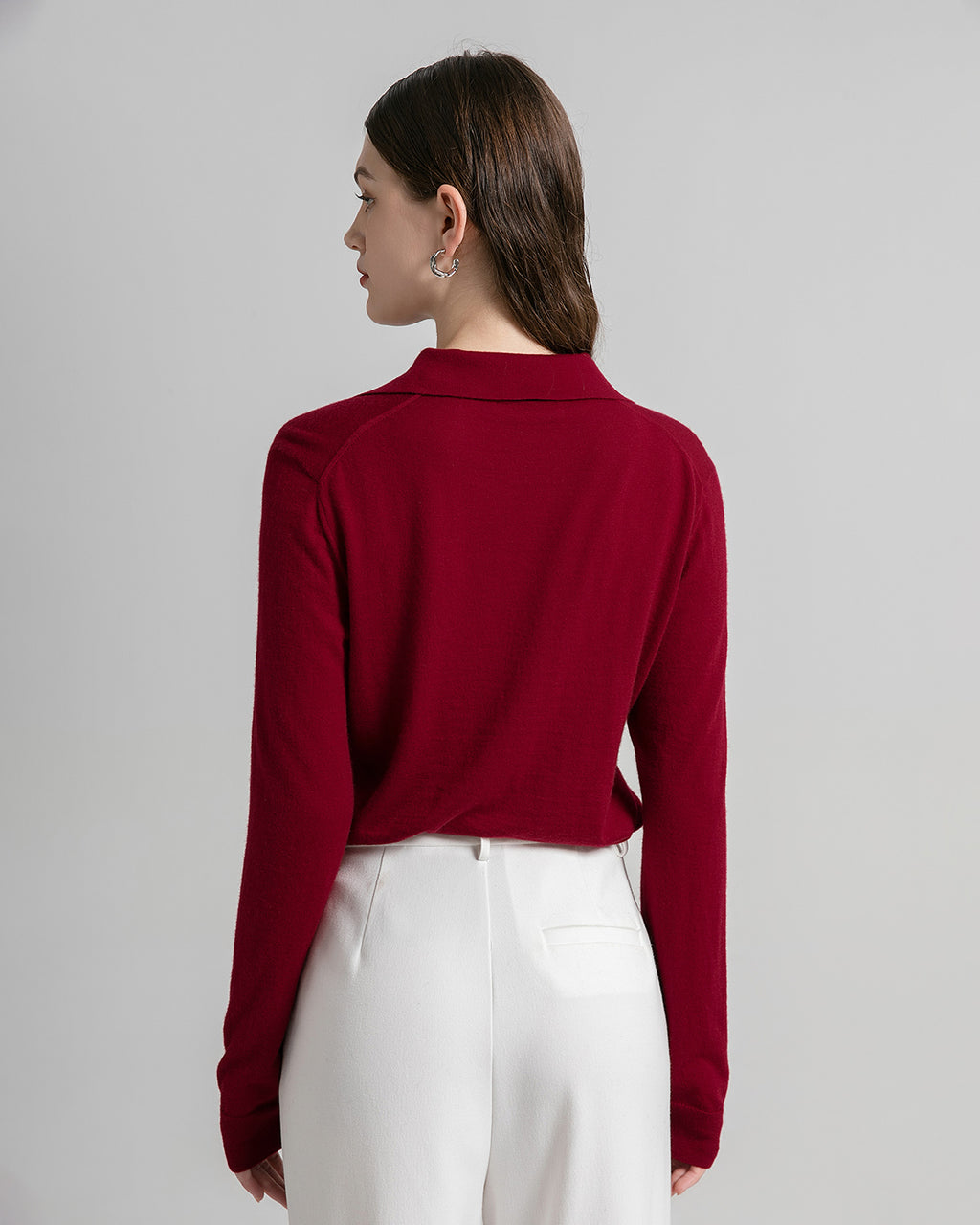 Super Lightweight Worsted Cashmere Polo