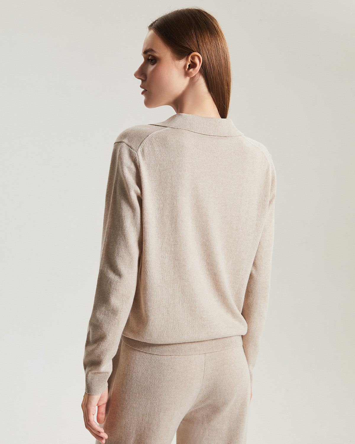 Cashmere Polo Sweater