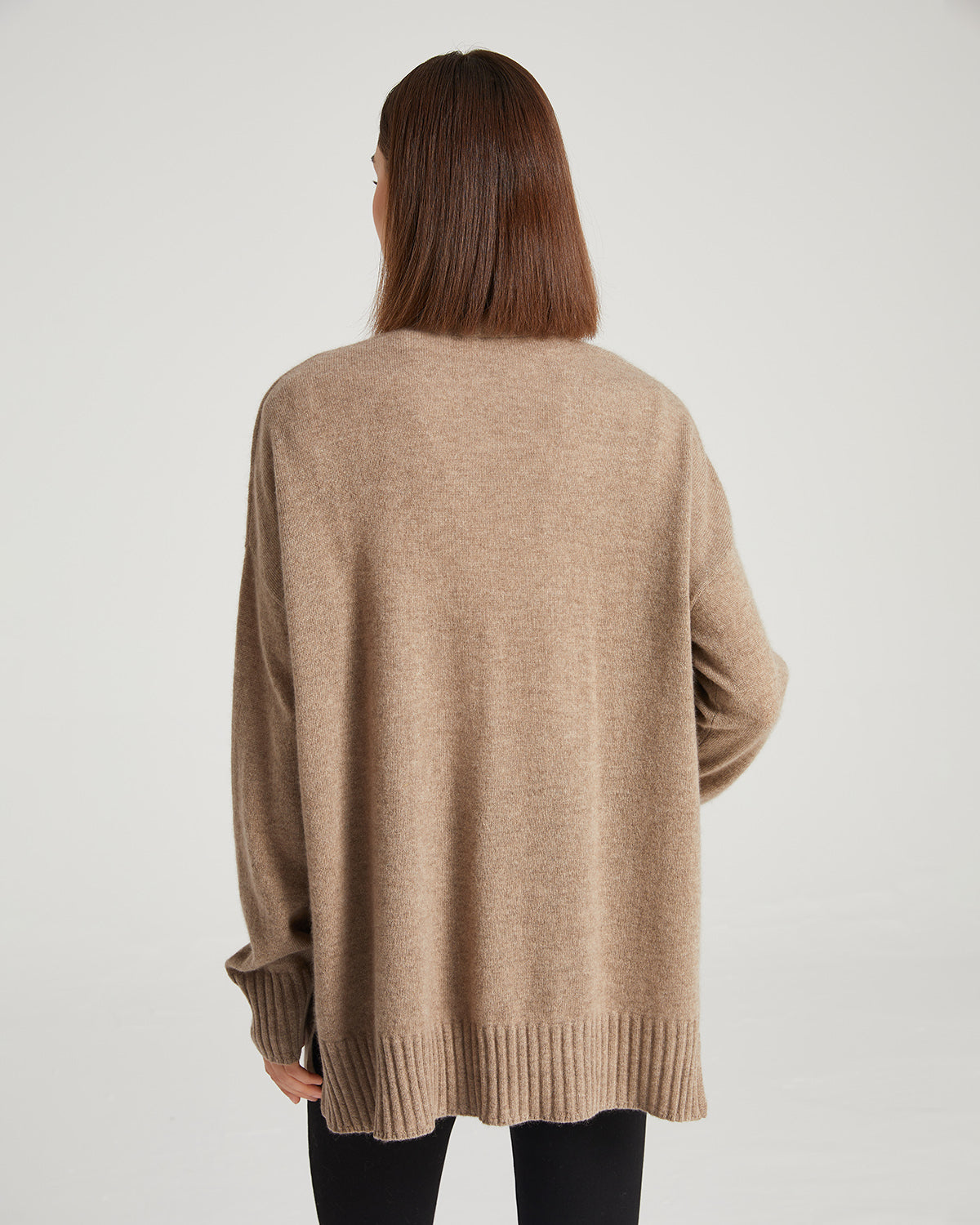 Front Open Cashmere Cardigan