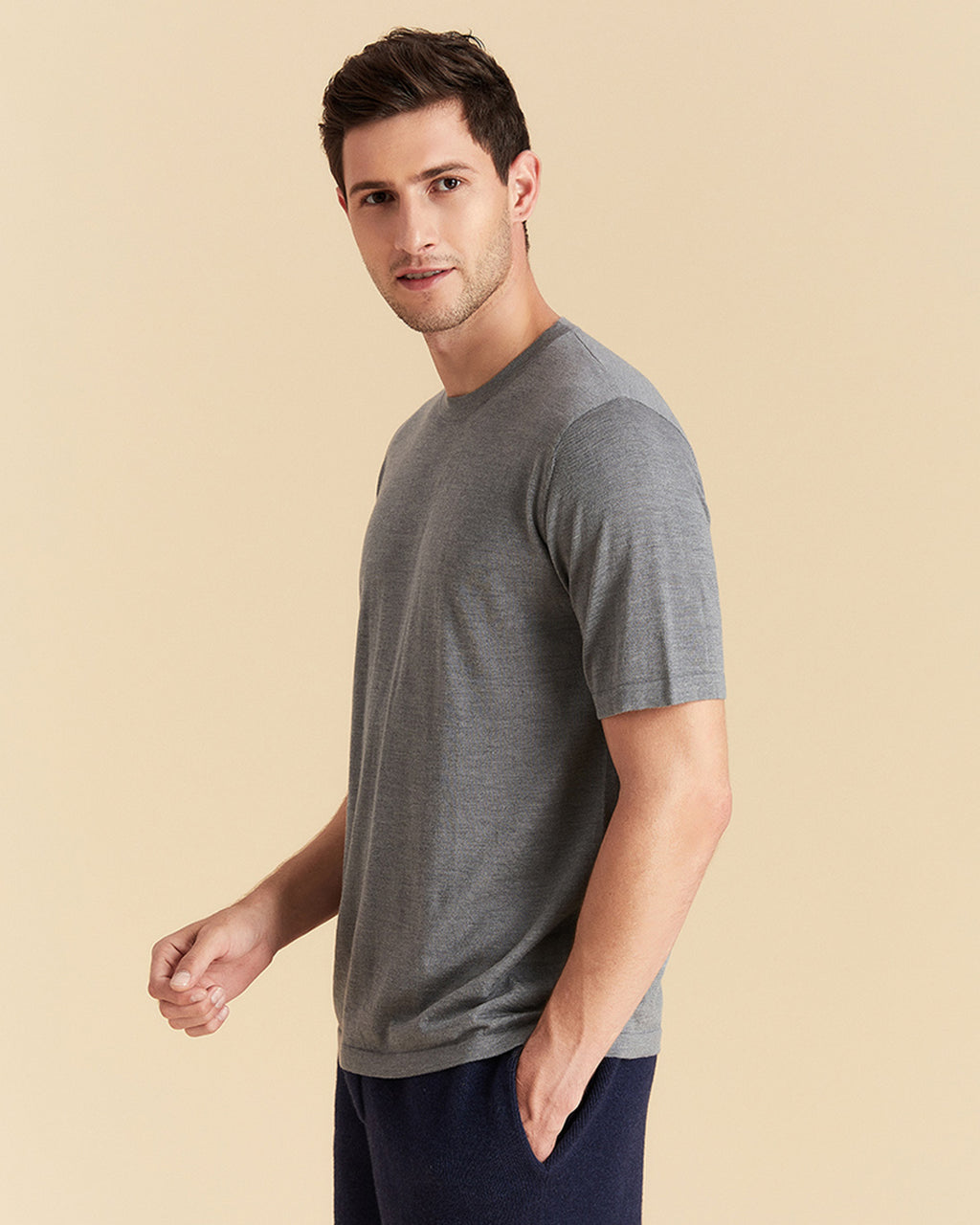 Silk Cashmere T Shirt