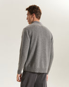Quarter-Zip Recycled Cashmere Sweater