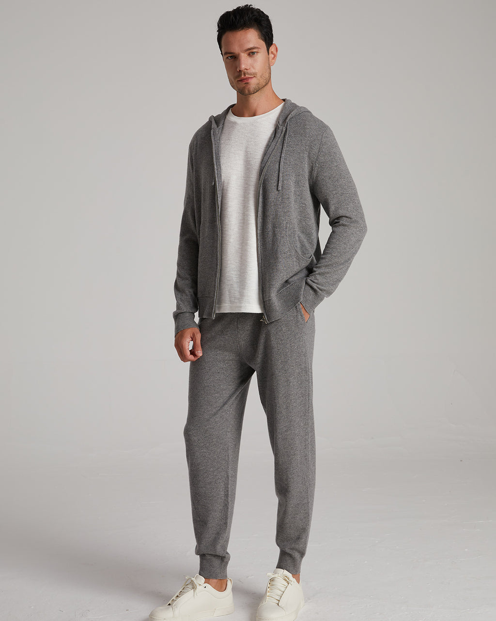 37.5 Cashmere Zip-up Cardigan