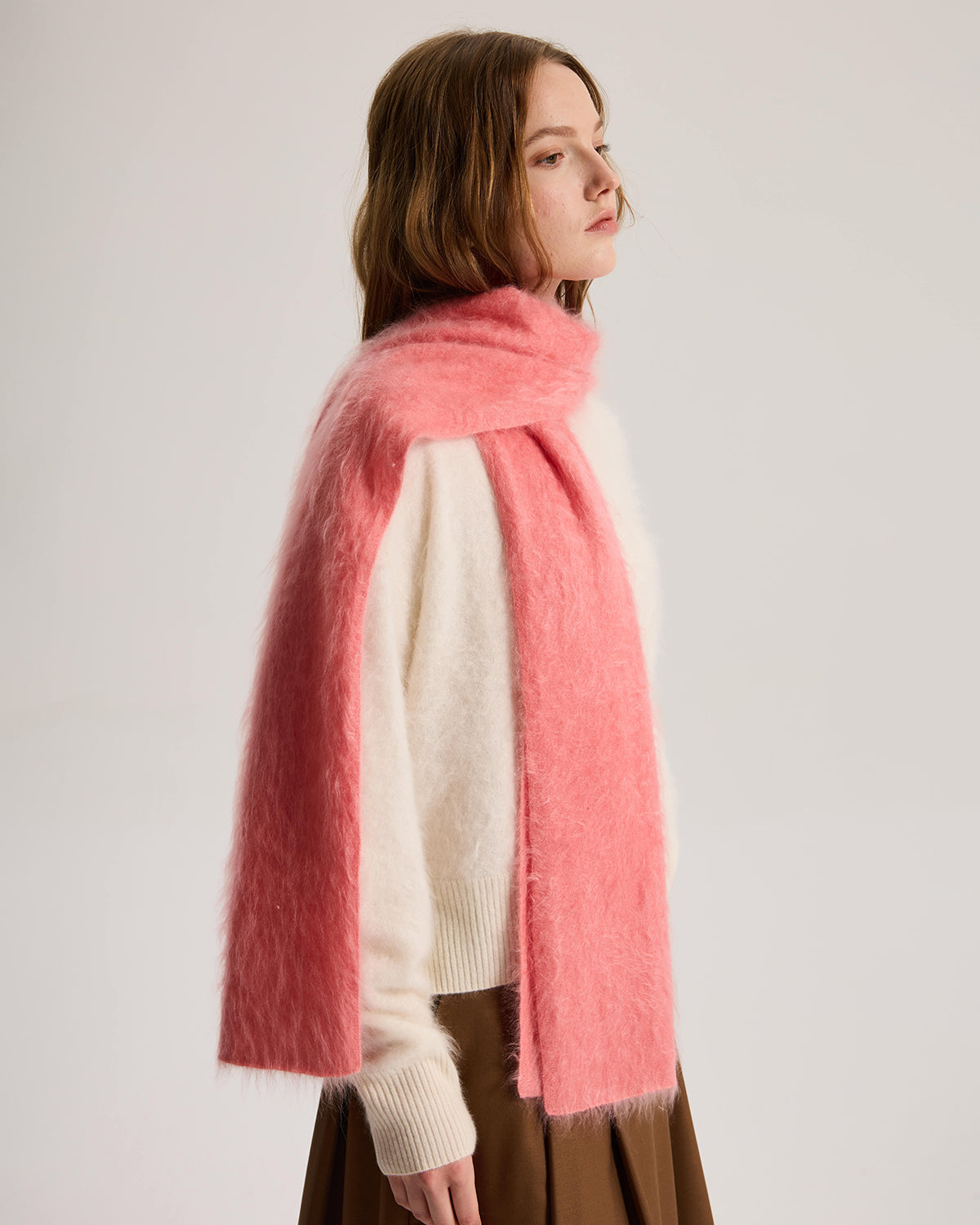 Plant Dyed Brused Scarf