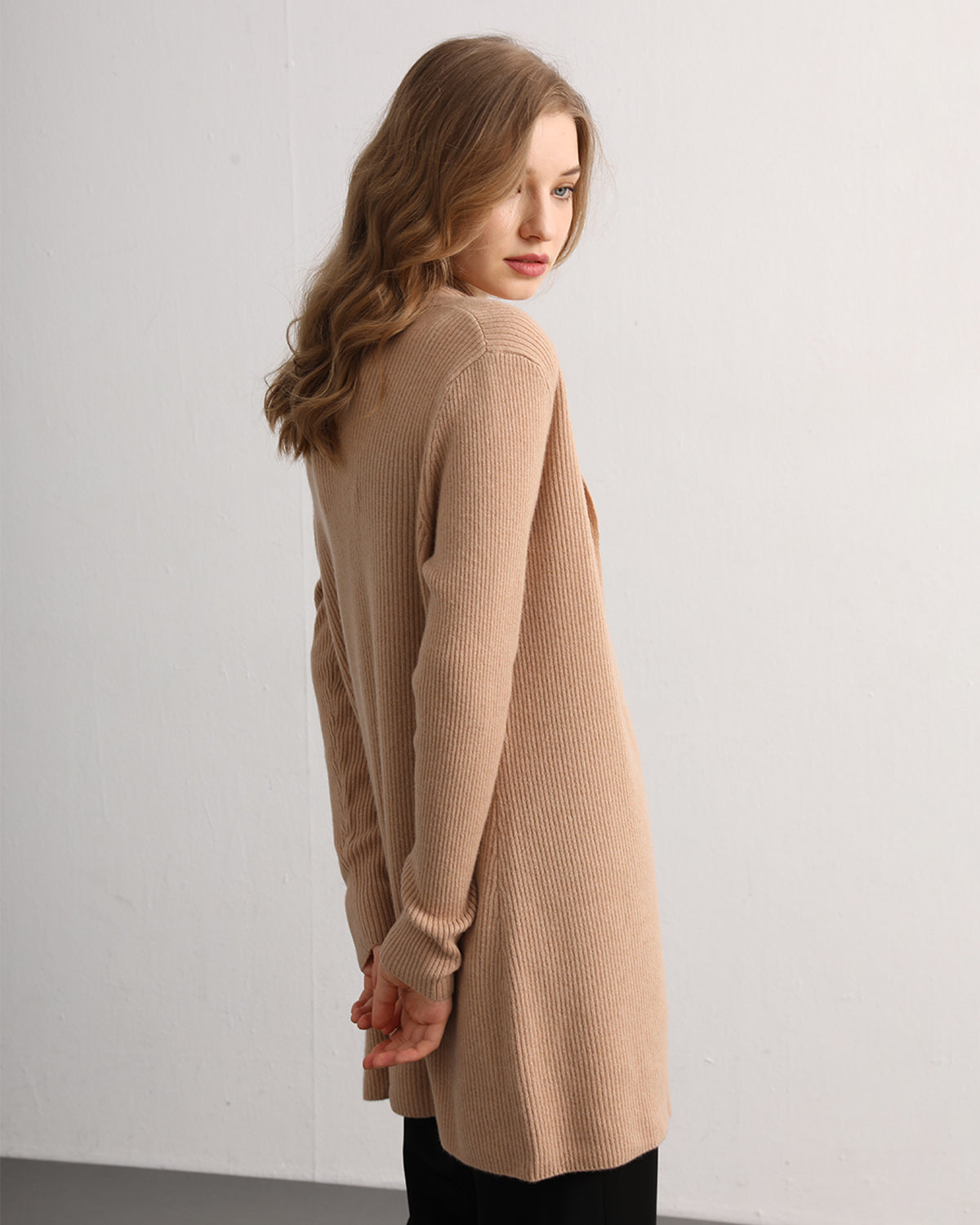 Longline Cashmere Cardigan