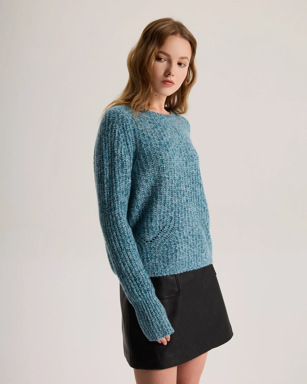 Marled Cashmere Sweater
