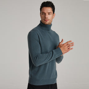 Men's High-neck Cashmere Sweater