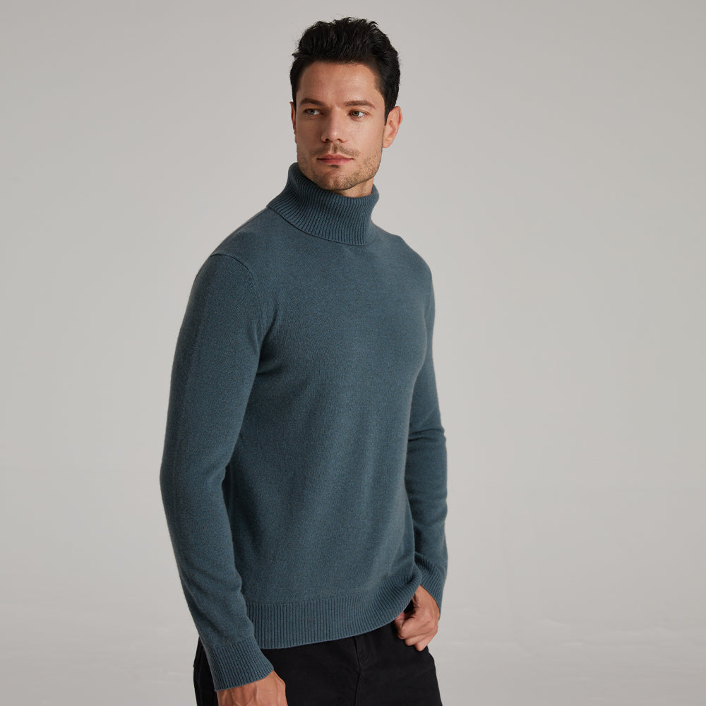 Men's High-neck Cashmere Sweater