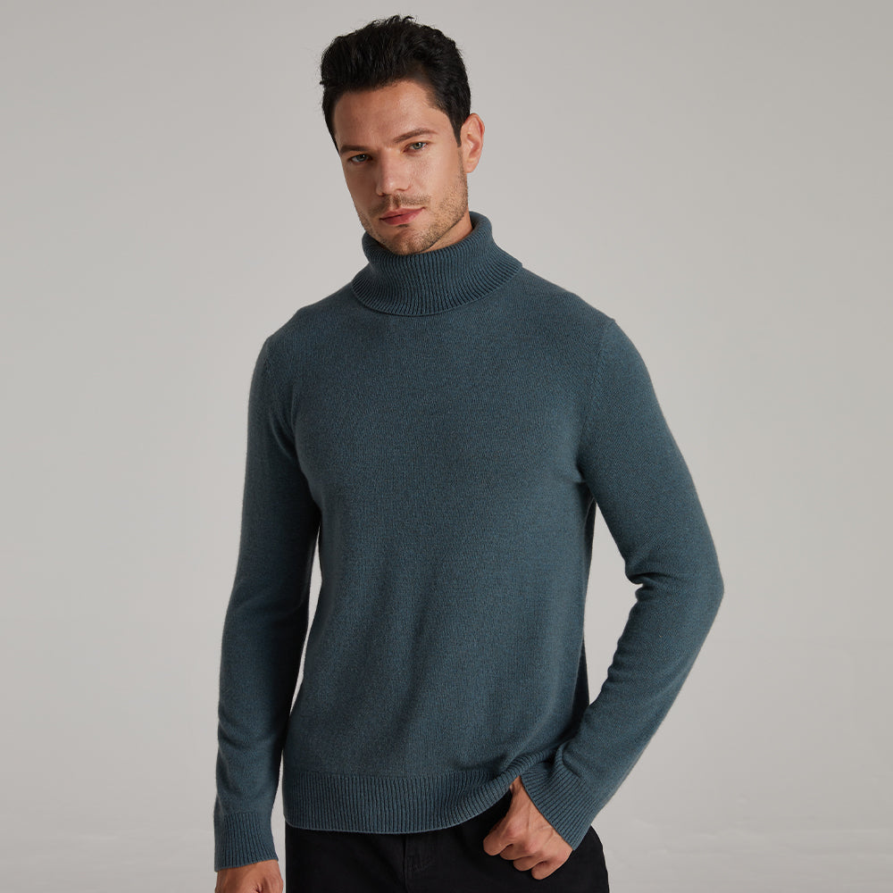 Men's High-neck Cashmere Sweater