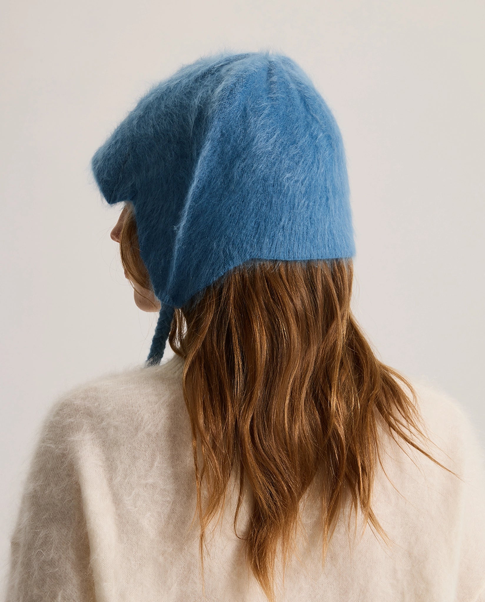 Brushed Cashmere Earflaps Hat