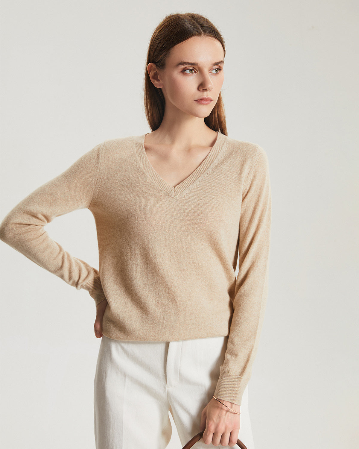 V-Neck Cashmere Sweater