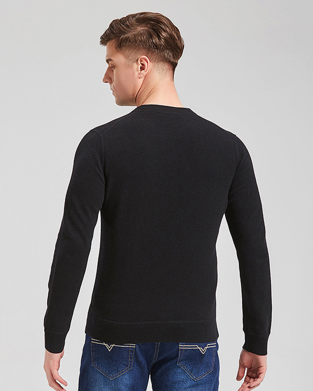 Crewneck Pullover Cashmere Sweater