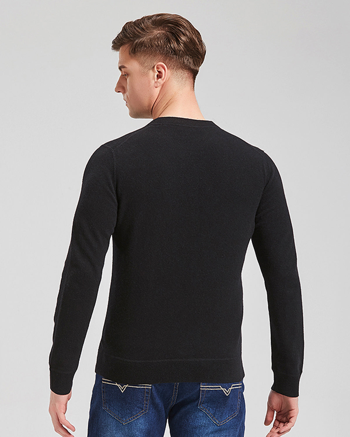 Crewneck Pullover Cashmere Sweater