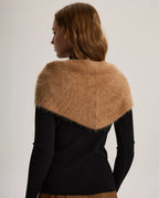 Brushed Cashmere Triangle Scarf