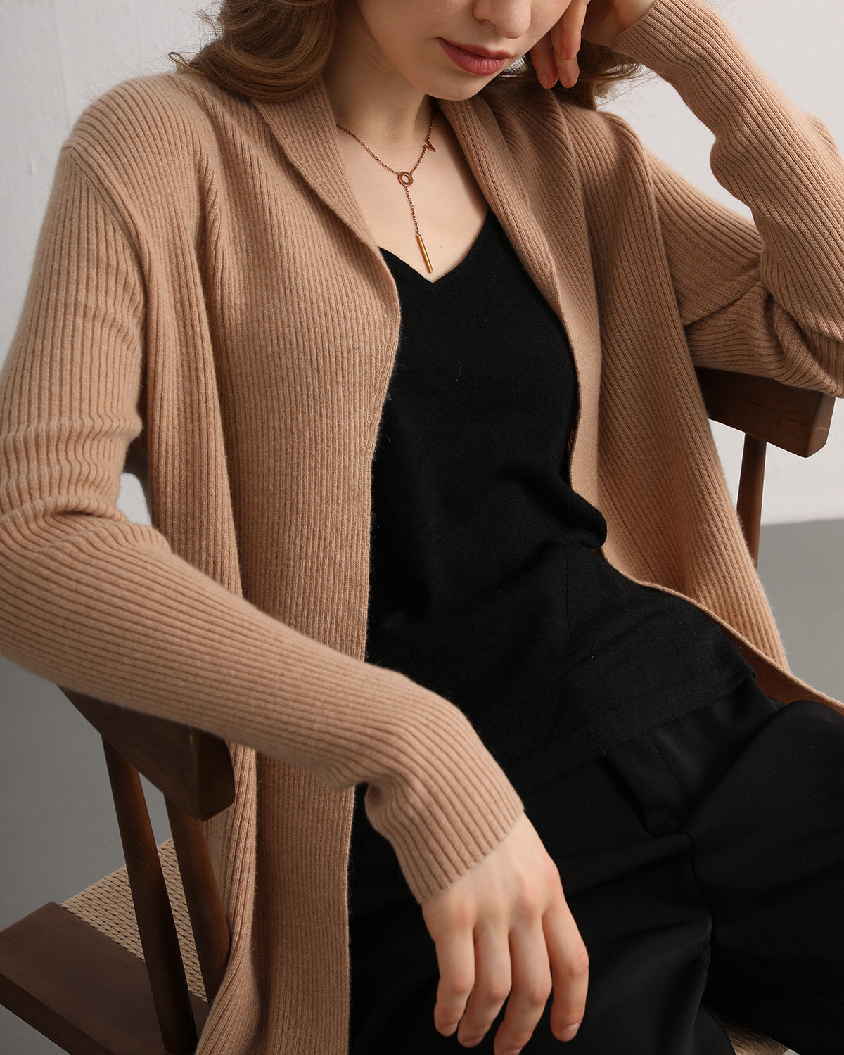 Longline Cashmere Cardigan