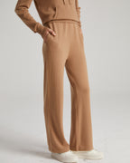 Wide Leg Cashmere Pants