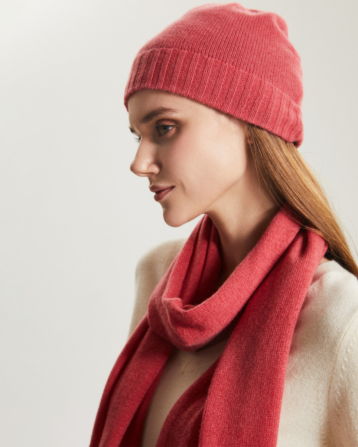 Cashmere Beanie & Scarf Set