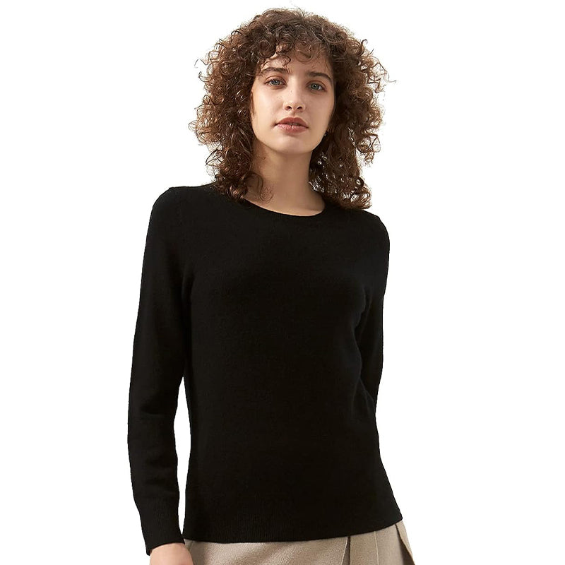 Essential Crewneck Cashmere Sweater (50% Recycled)