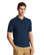 Jacquard Wool Polo Shirt
