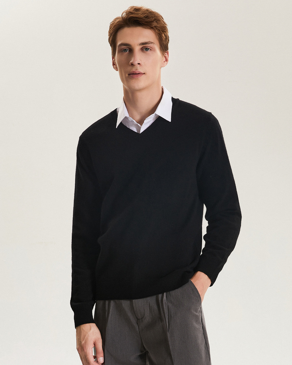 V-Neck Cashmere Sweater