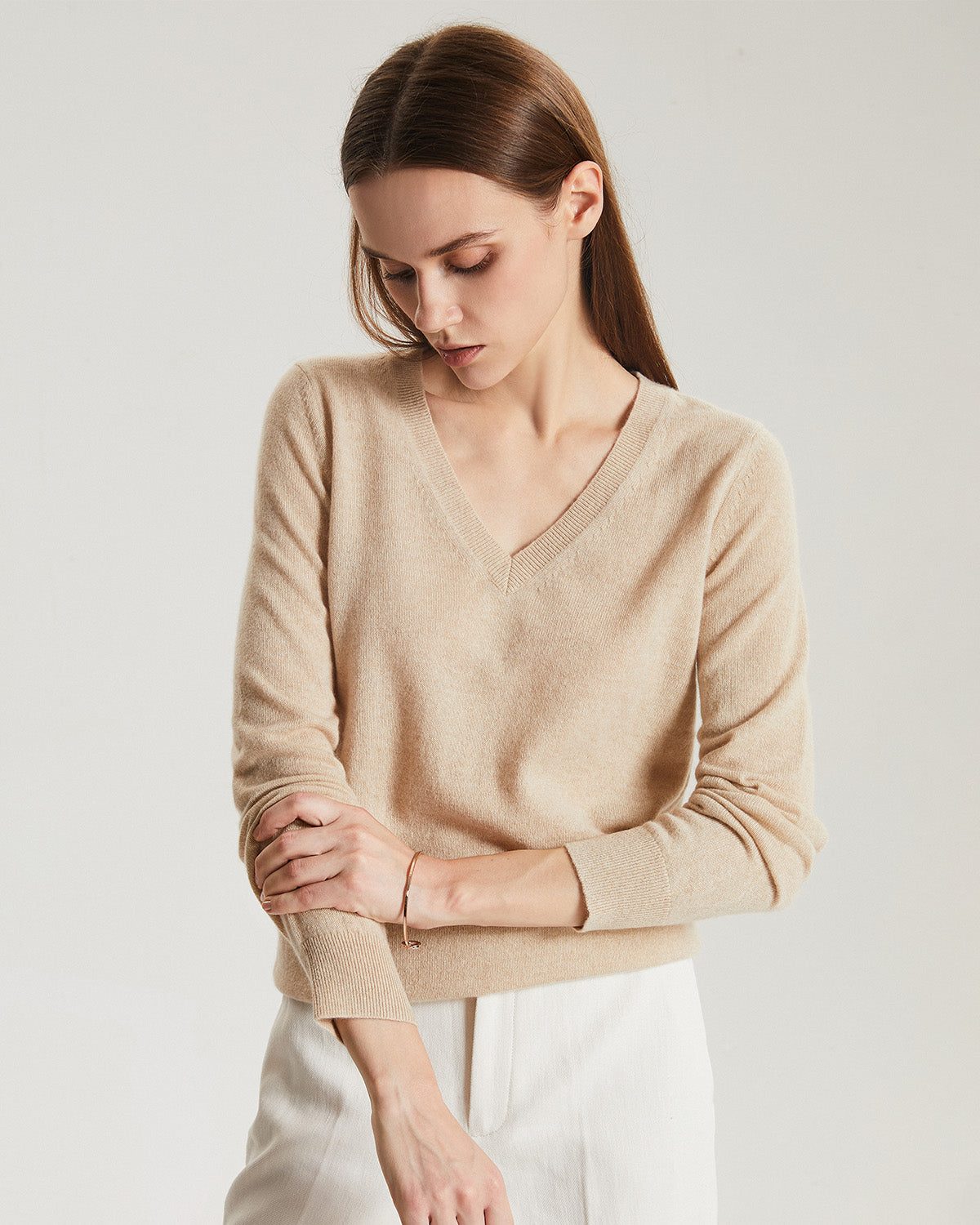 V-Neck Cashmere Sweater
