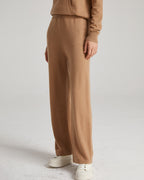 Wide Leg Cashmere Pants