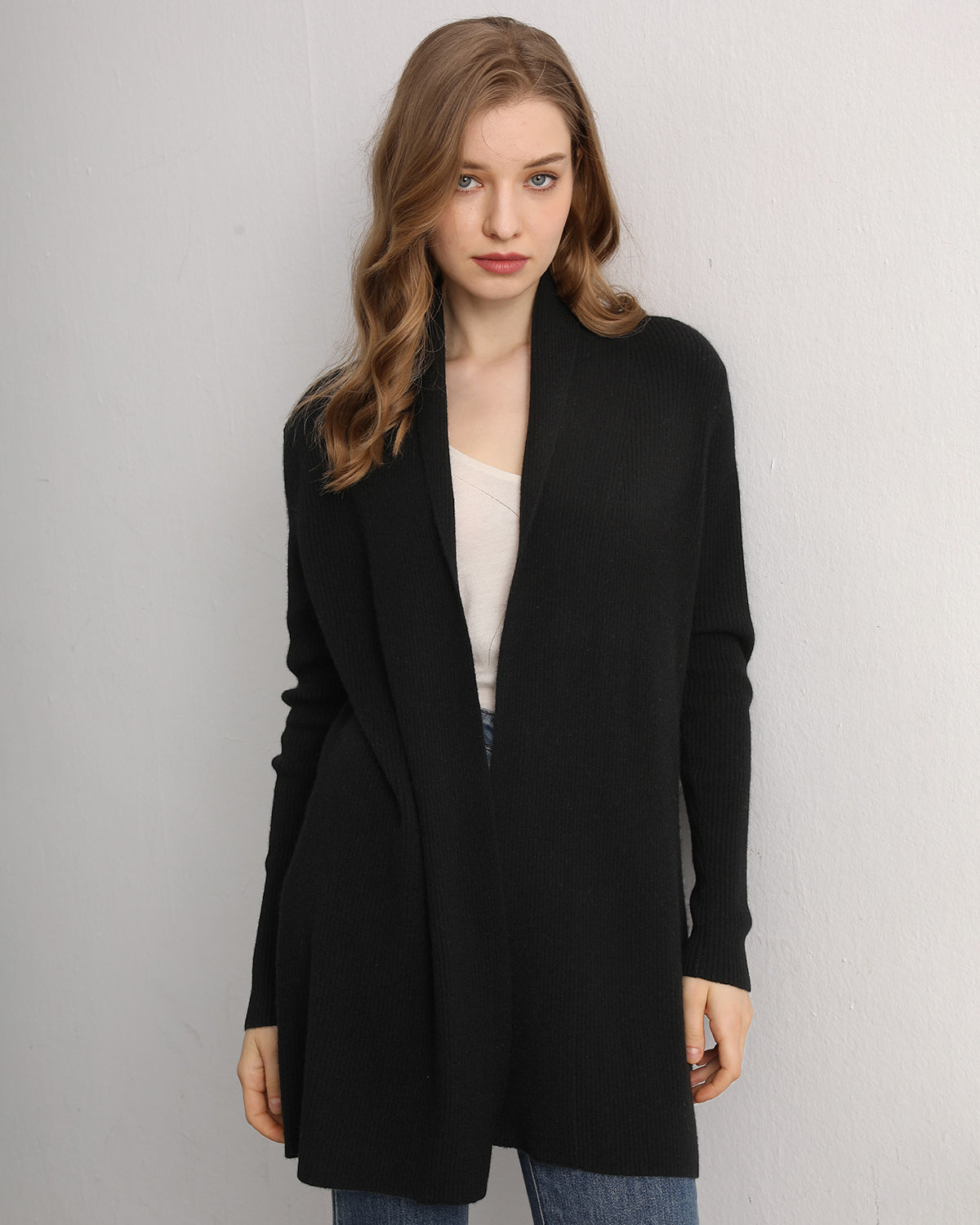 Longline Cashmere Cardigan