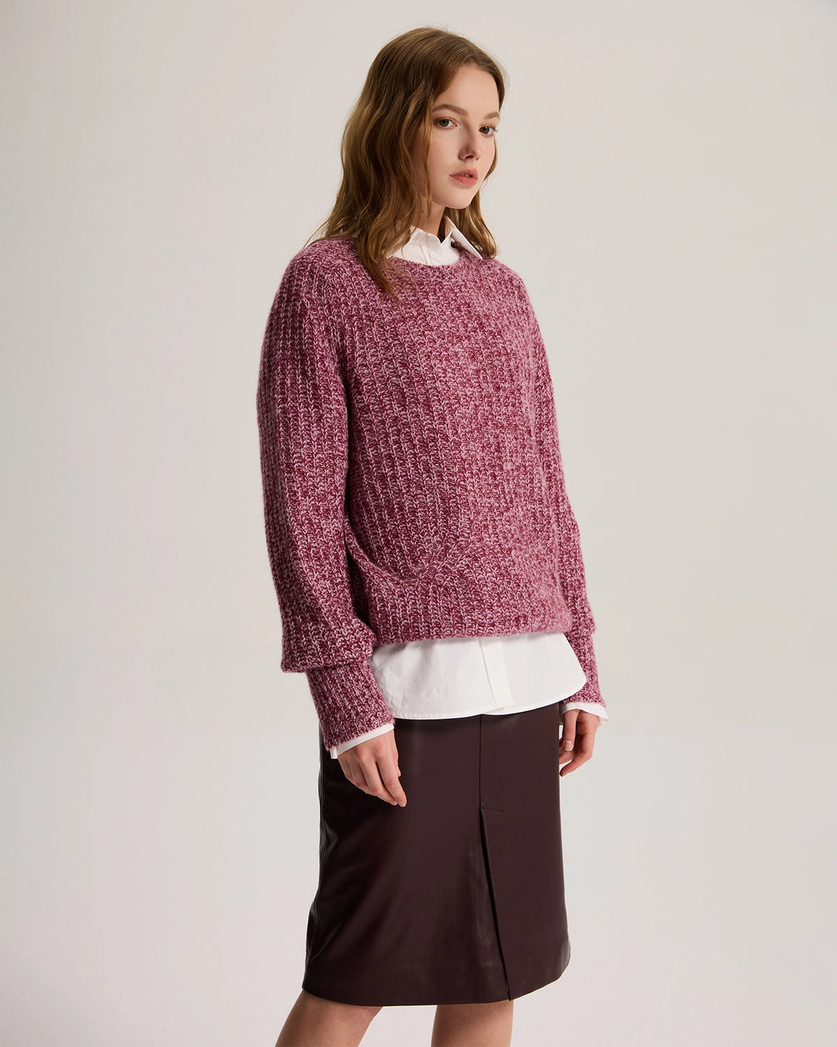 Marled Cashmere Sweater