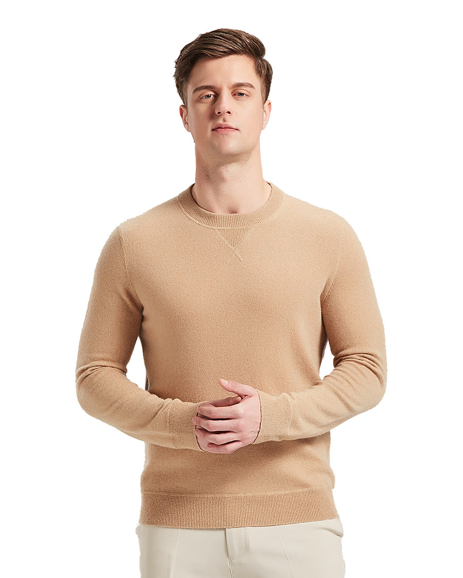 Crewneck Pullover Cashmere Sweater