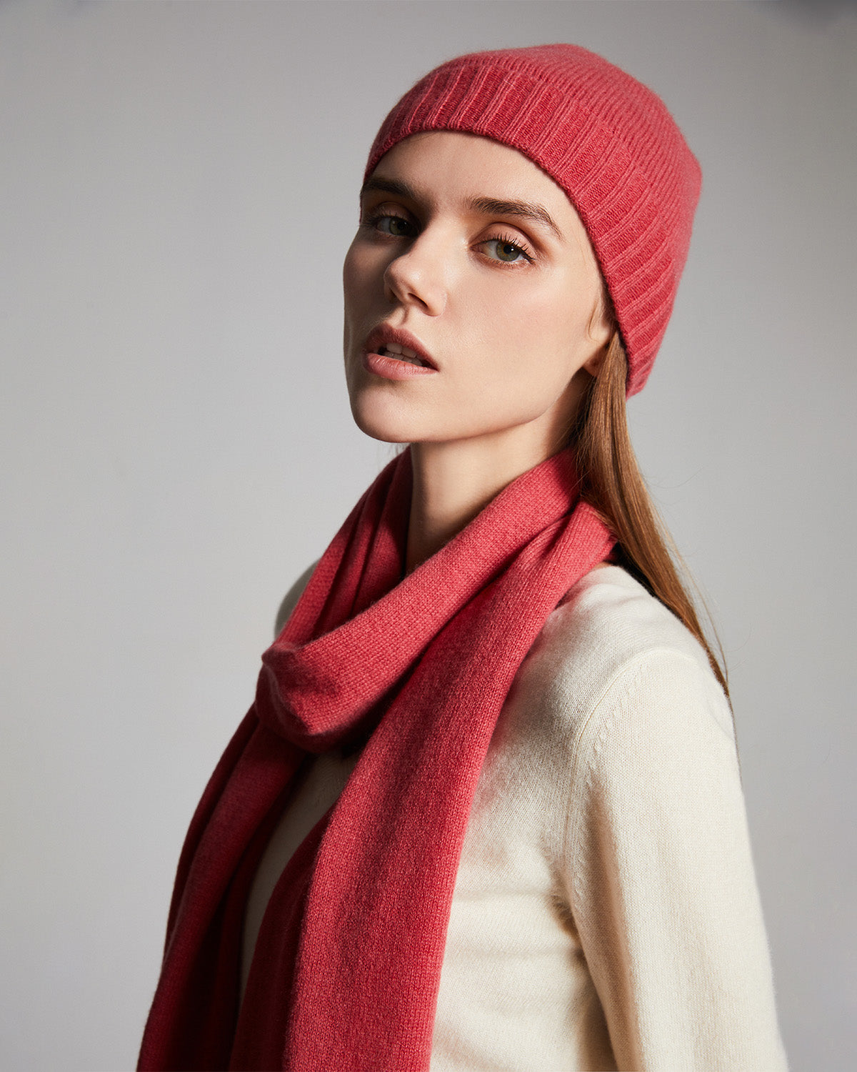 Cashmere Beanie & Scarf Set