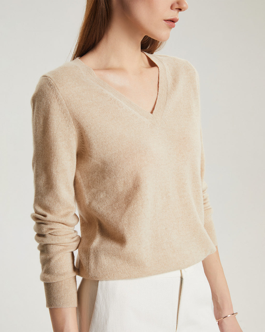 V-Neck Cashmere Sweater