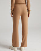 Wide Leg Cashmere Pants