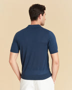Wool Silk Polo Shirt