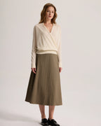Lightweight Oversize Worsted Cashmere Sweater