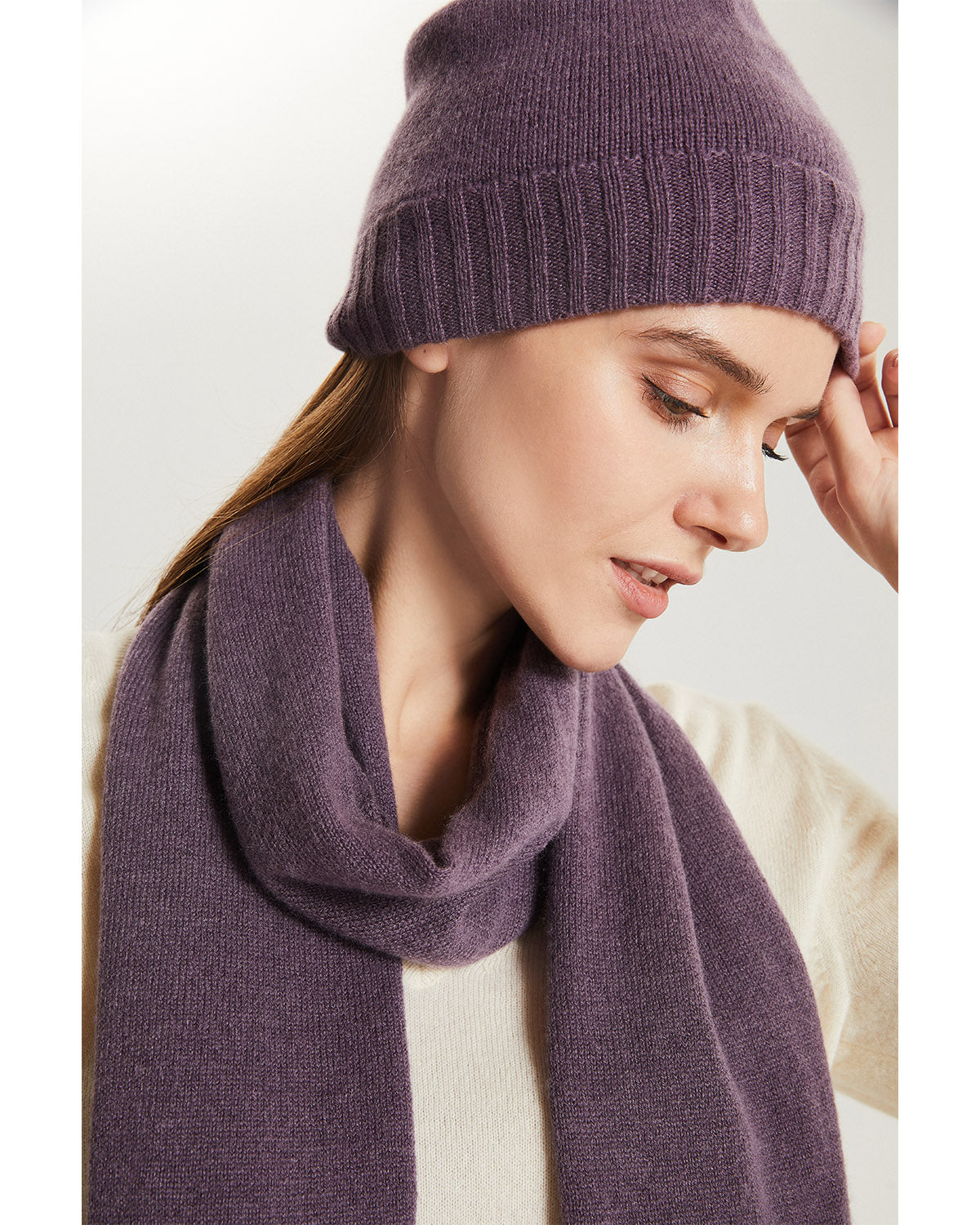 Cashmere Beanie & Scarf Set
