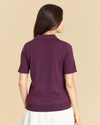 V Neck Lapel Polo Shirt