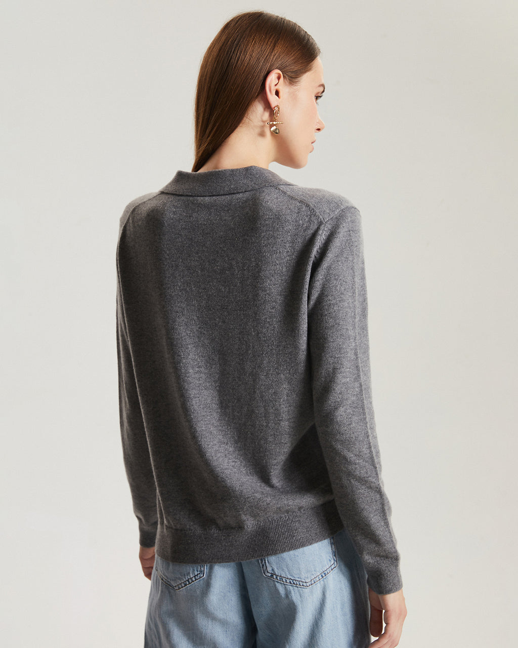 Cashmere Polo Sweater