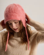 Brushed Cashmere Earflaps Hat