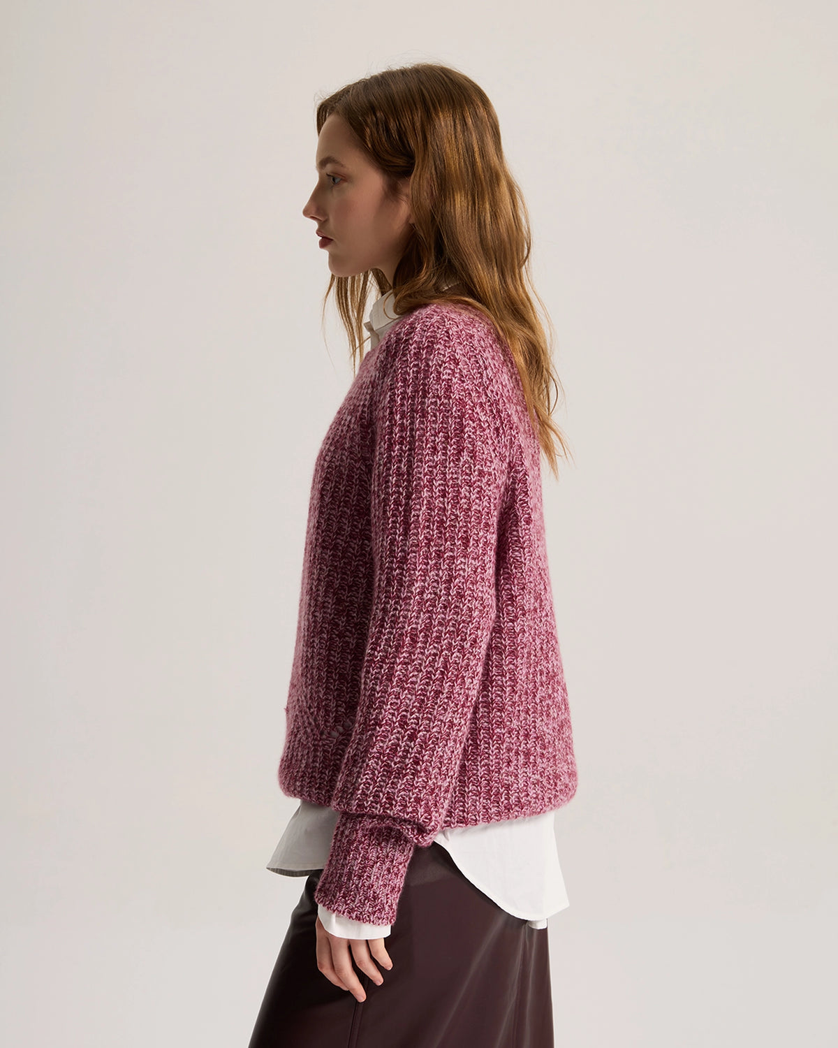 Marled Cashmere Sweater