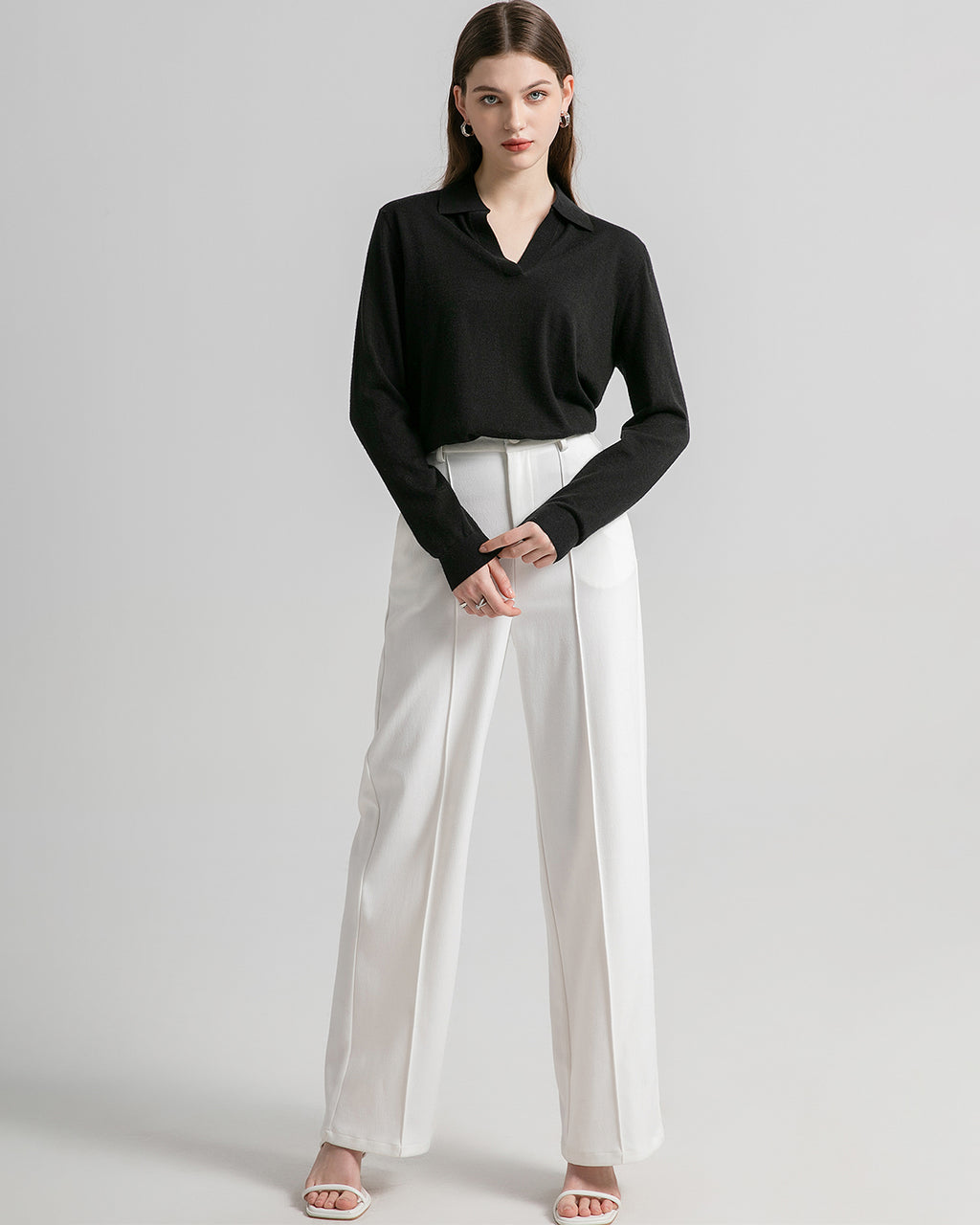 Super Lightweight Worsted Cashmere Polo
