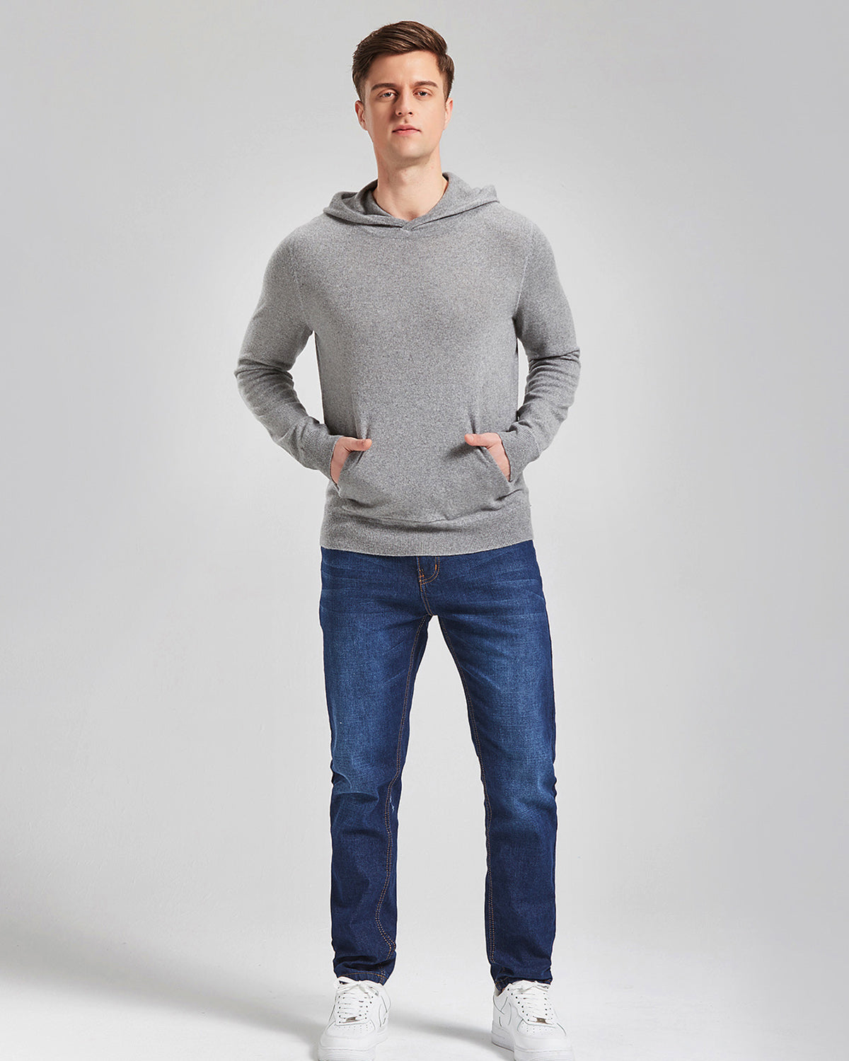 Cashmere Hoodie with Pocket