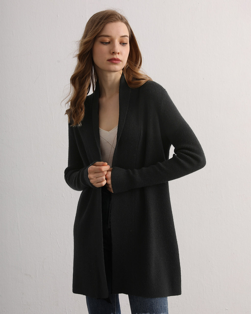 Longline Cashmere Cardigan
