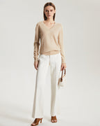 V-Neck Cashmere Sweater