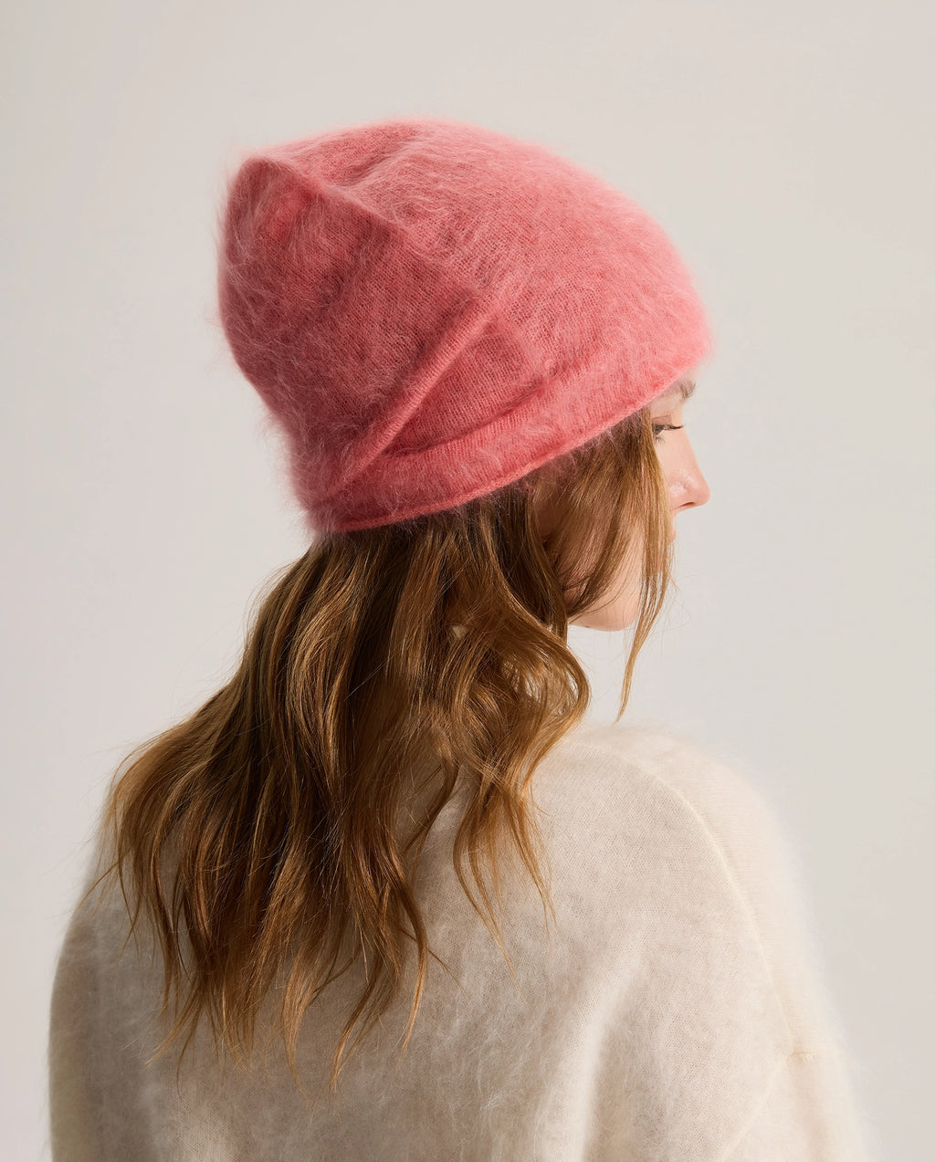 Brushed Cashmere Ski Beanie