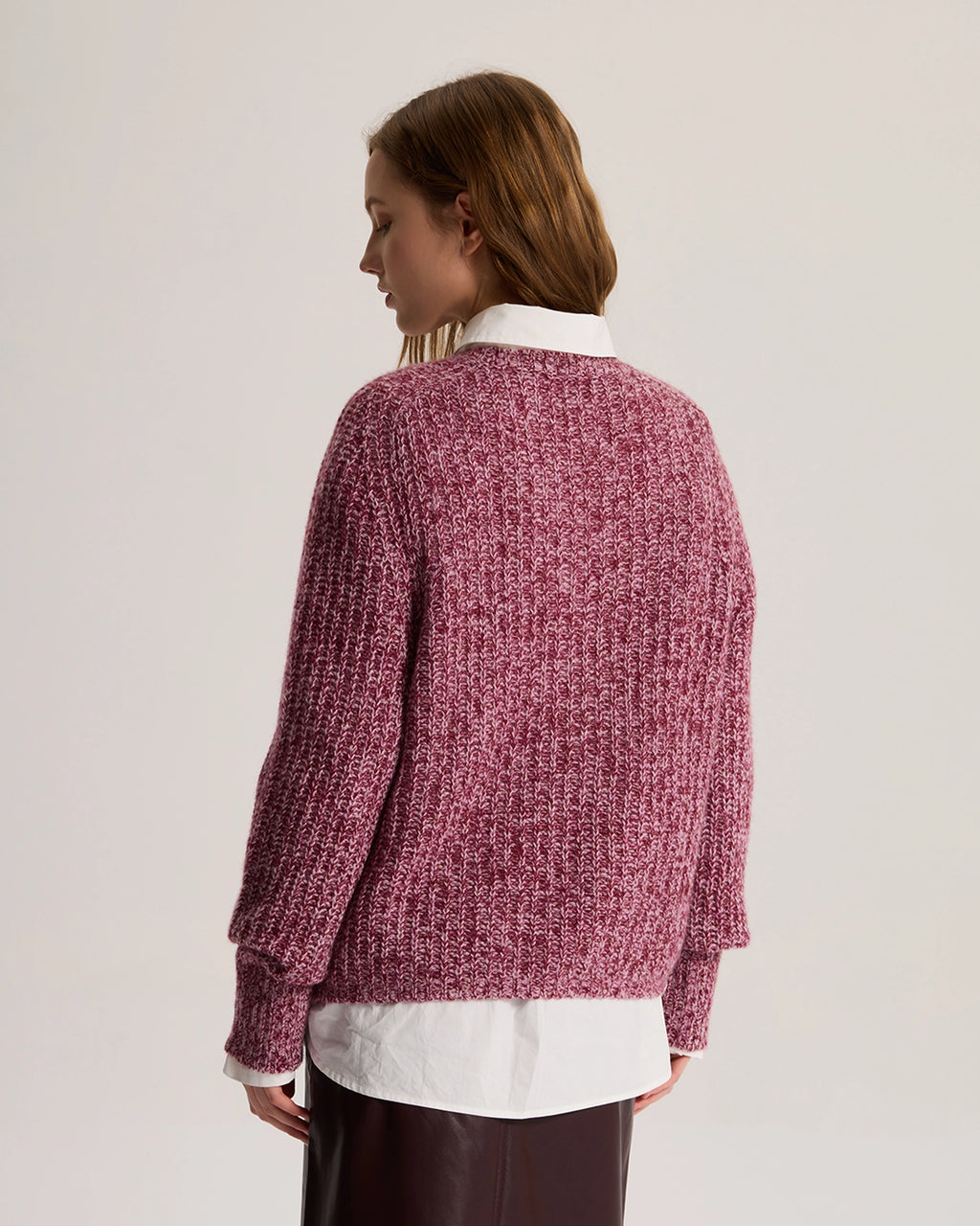 Marled Cashmere Sweater